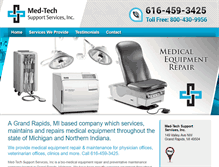 Tablet Screenshot of med-tech-services.com